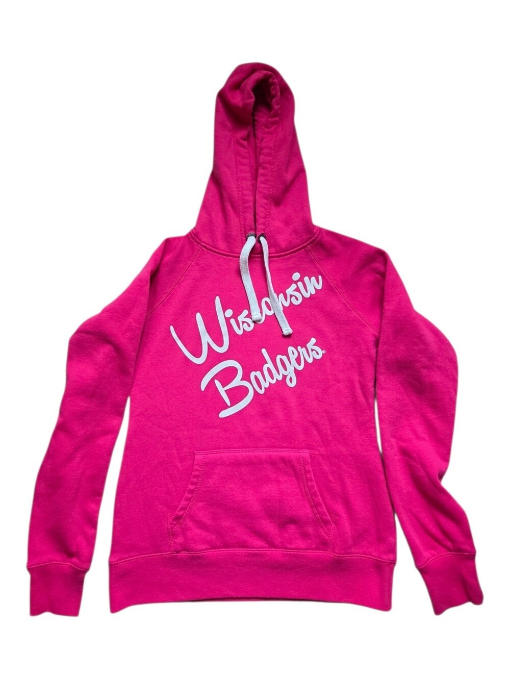 Wisconsin Badgers Pink Hoodie Sweatshirt S